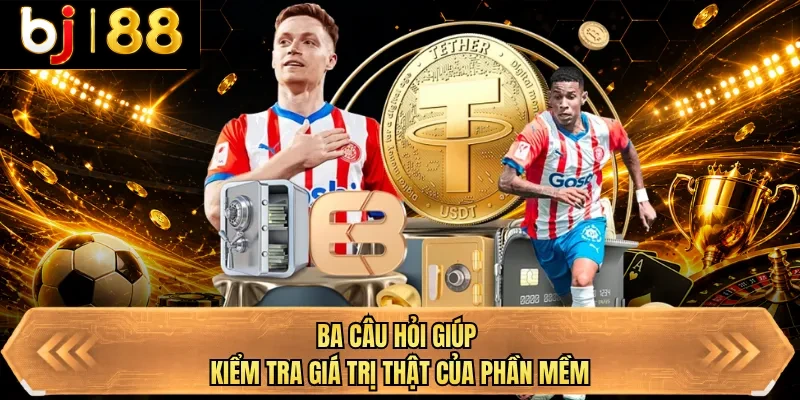 ba cau hoi giup kiem tra gia tri that cua phan mem ba cau hoi giup kiem tra gia tri that cua phan mem