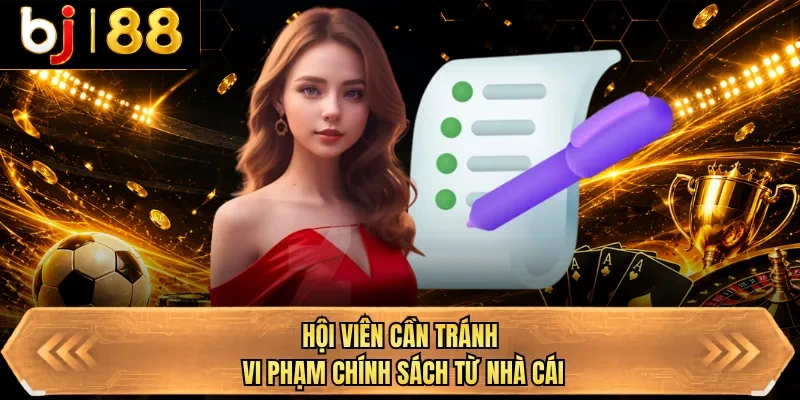 hoi vien can tranh vi pham chinh sach tu nha cai