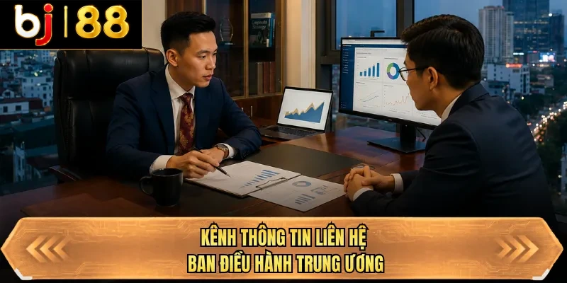 kenh thong tin lien he ban dieu hanh trung uong